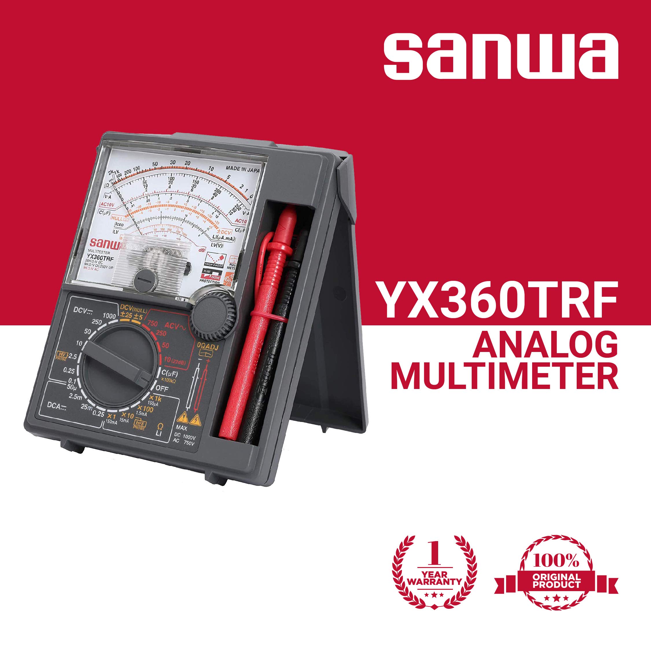 Sanwa, Japan Analog Multimeter YX360TRF (ORIGINAL MADE IN JAPAN) Buy