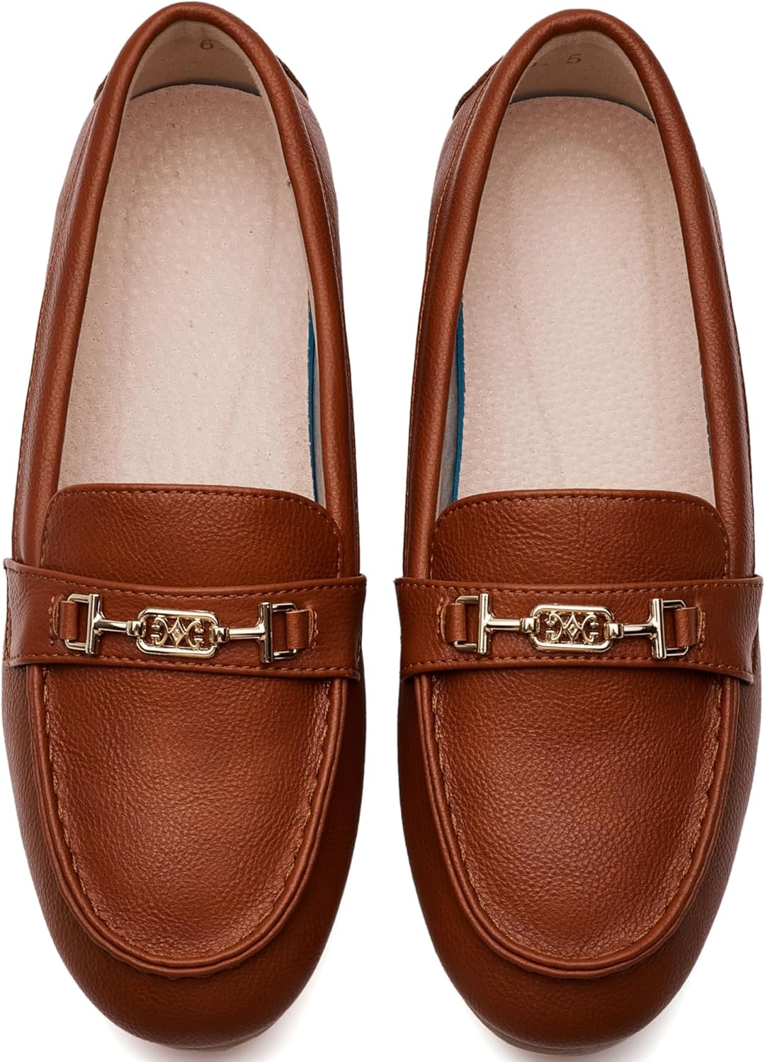 DeYashopin Women's Loafer Shoes Leisure Slip On Work Shoes Comfort Walking Flats - Image 5