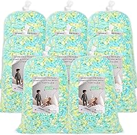 Vista 20 de Relleno para saco de boxeo de 5 libras, relleno de frijoles para almohada y puf, relleno de espuma viscoelástica triturada, relleno para saco