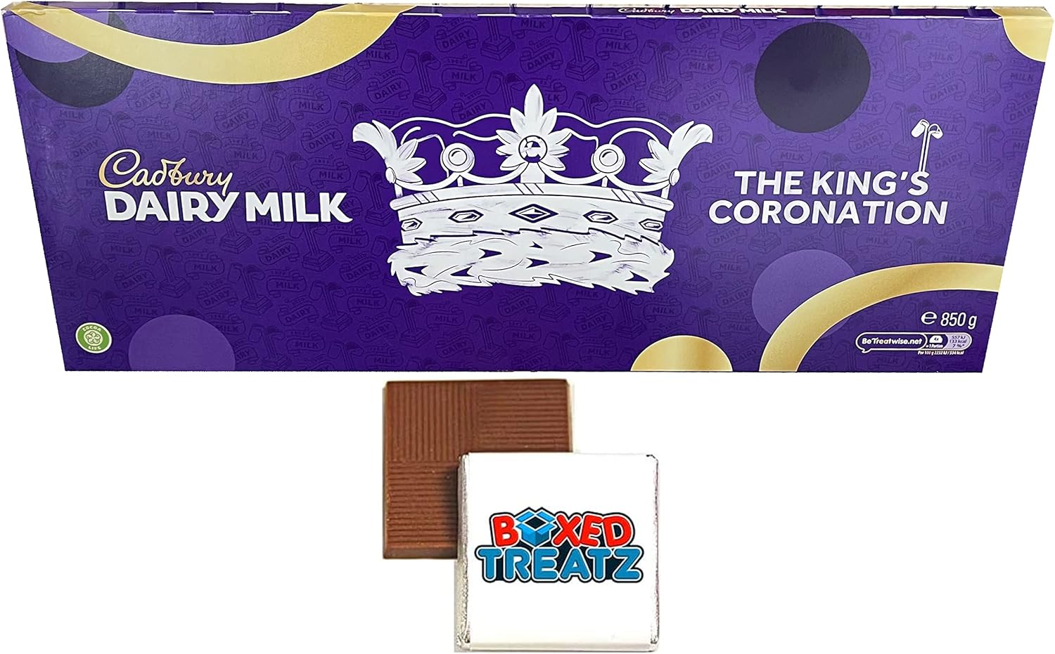 Cadbury Dairy Milk The King's Coronation Chocolate 850G Coronation