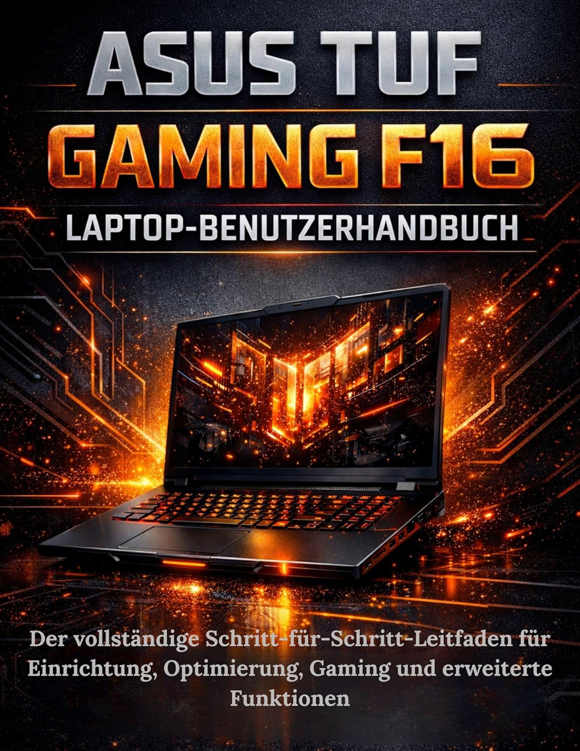 ASUS TUF Gaming F16 Laptop-Benutzerhandbuch: Der vollständige Schritt-für-Schritt-Leitfaden für Einrichtung, Optimierung, Gaming und erweiterte Funktionen (German Edition)      Kindle Edition