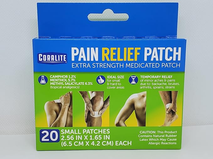 Coralite Muscle Joint Pain Relief Patch Health & Household