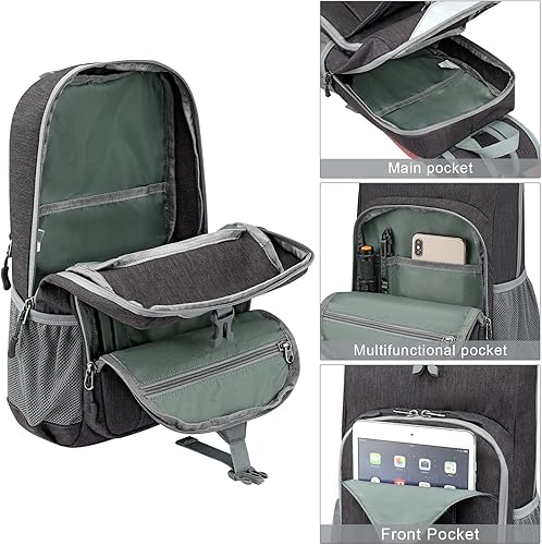 Miniatura 7 de G4Free Mochilas de senderismo ligeras y plegables de 11L + Mini mochila de senderismo de 10L Mochila pequeña para ciclismo al aire libre