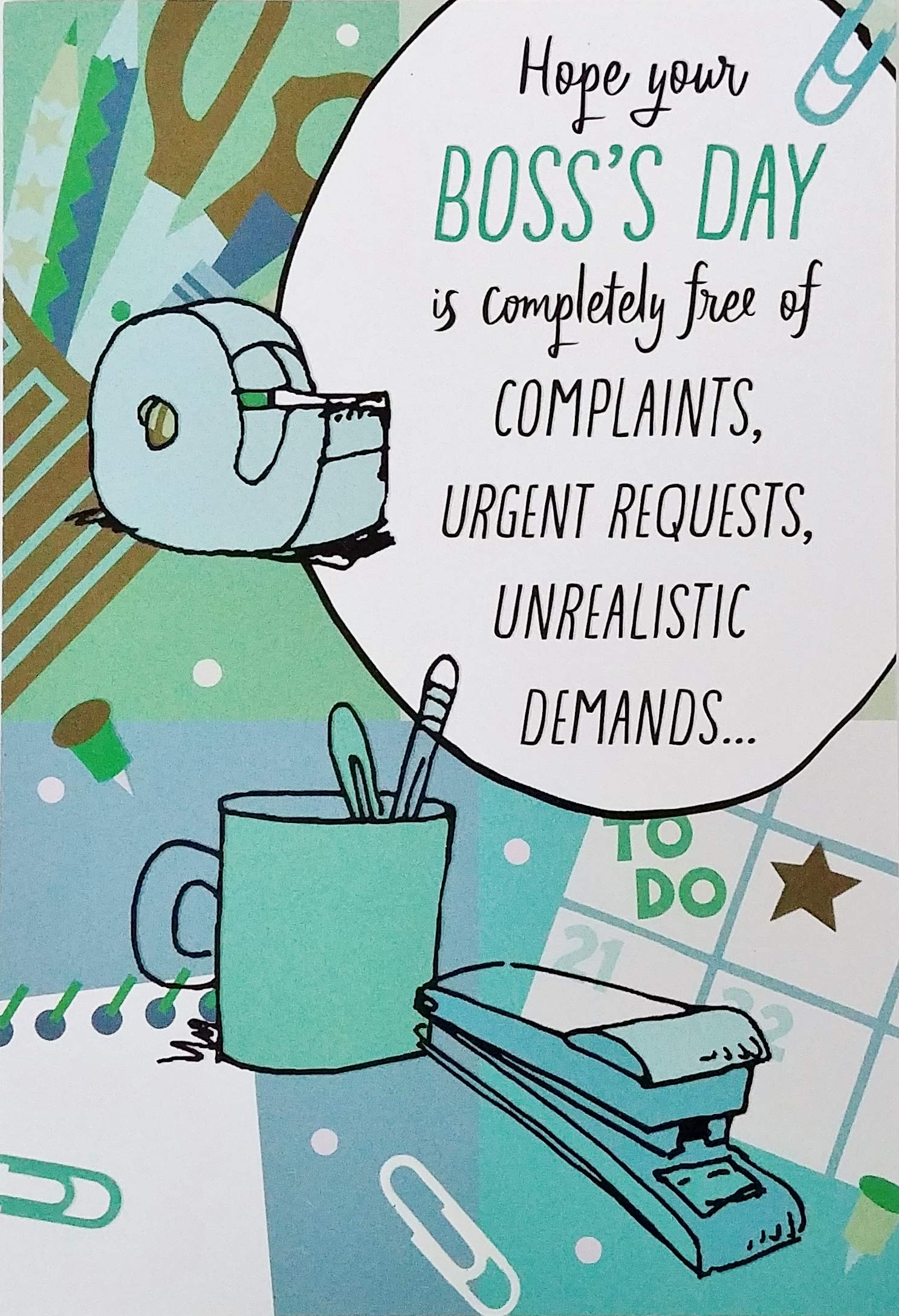 amazon-com-greeting-card-hope-your-boss-s-day-is-completely-free-of-complaints-urgent-requests-unrealistic-demands-funny-office-products for Free Printable Boss S Day Cards Amazon.com : Greeting Card Hope Your Boss's Day is Completely Free of Complaints, Urgent Requests, Unrealistic Demands ... Funny : Office Products for Free Printable Boss S Day Cards