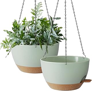 7 Space-Efficient Corner Gazebo Ideas for Small Gardens 29 Hanging Plant Pots 12 inch Set of 2, Self Watering Hanging Planters with...