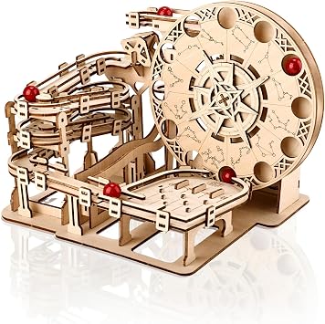 Cuteefun 3D Wooden Puzzle with Mechanical Gears [178 Pcs]