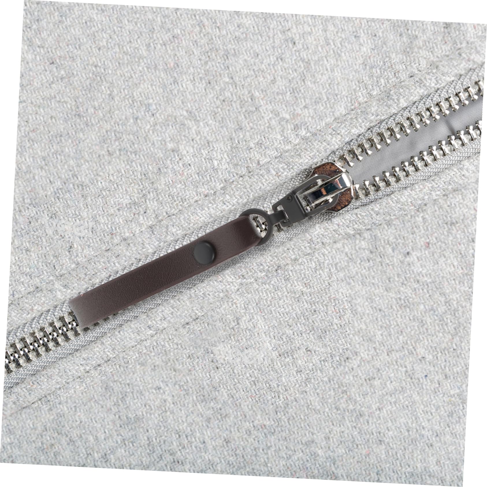 STOBOK Genuine Leather Zipper Pull Head Accessories Replacement for Jackets Bags Luggage with Detachable Design 3.3 Inch Durable Zipper Pull Tabs for Clothing Boots Backpacks - Image 4