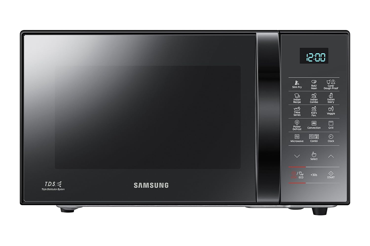 Samsung 21 L Convection Microwave Oven (CE78JDM/TL, Black, SlimFry