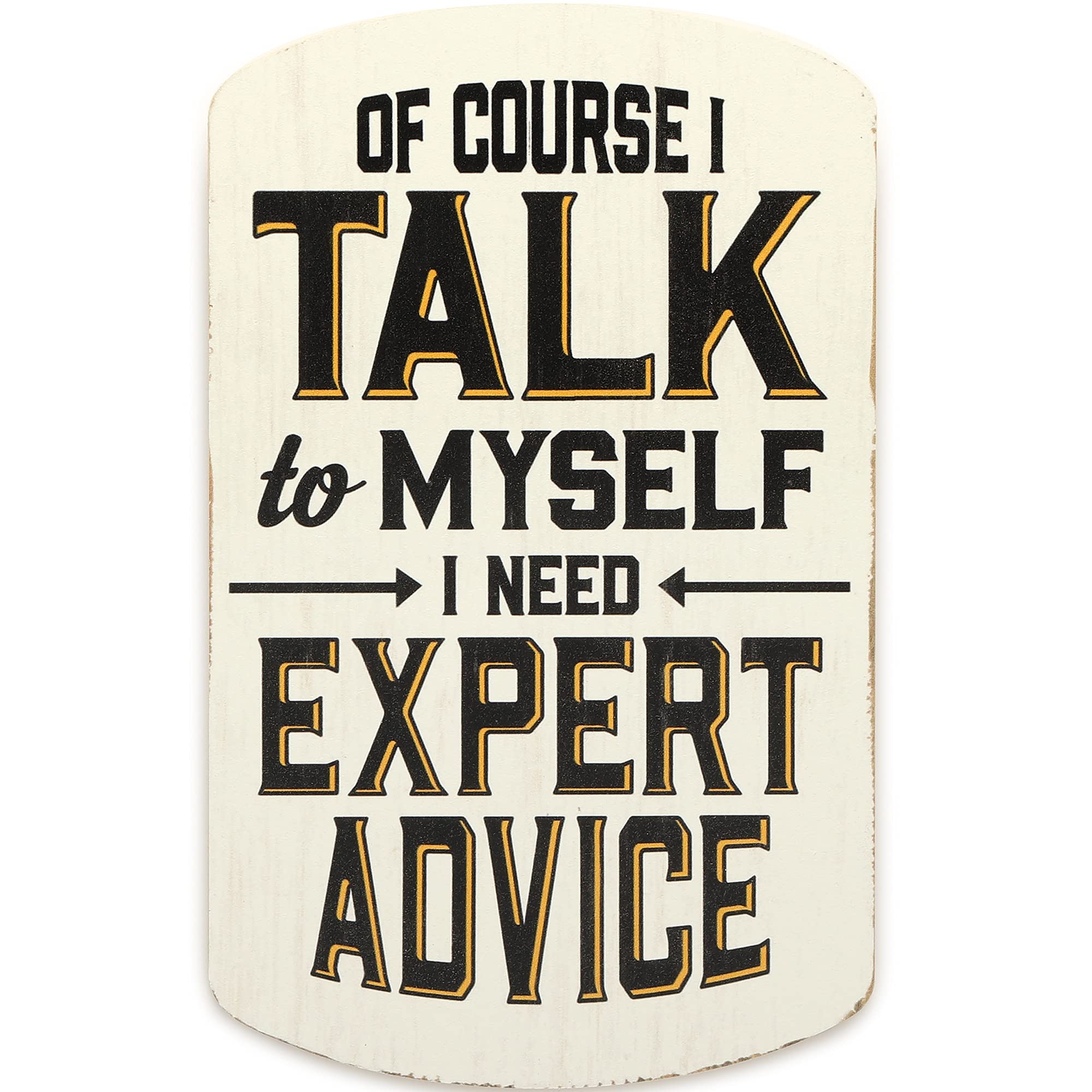 Open Road Brands Attitude Gets Better in The Garage Wood Wall Decor - Funny Sign for Garage, Shop, or Man Cave