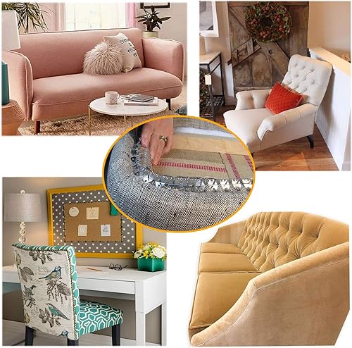 Miniatura 2 de Tira de tachuelas flexible de metal para tapicería de 32 pies para muebles, sillas, sofás, agarre de curva para una fácil instalación