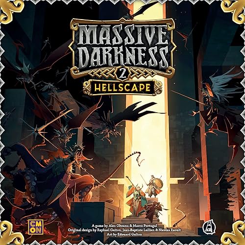 Miniatura 2 de Juego de mesa Massive Darkness 2 Hellscape  Juego de miniaturas de mesa  Juego de estrategia cooperativa para adultos y adolescentes  A partir de 14