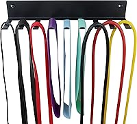 Vista 9 de Multi-Purpose Storage Rack for Resistance Bands, Straps, Jump Ropes, Foam Rollers, Chains, Weight Belts, Tools - Heavy Duty, Fitness Bands Rack