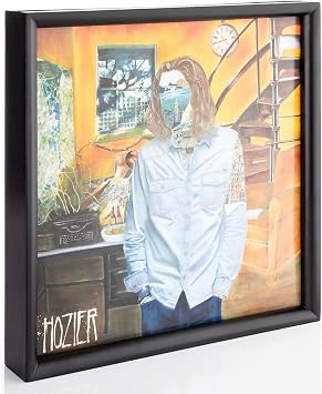 Premium Vinyl Record Frame - Wall-Mounted or Tabletop - Display Your Now-Playing or Favorite Records - This Elegant Vinyl Record Stand Will Fit Most Records Black