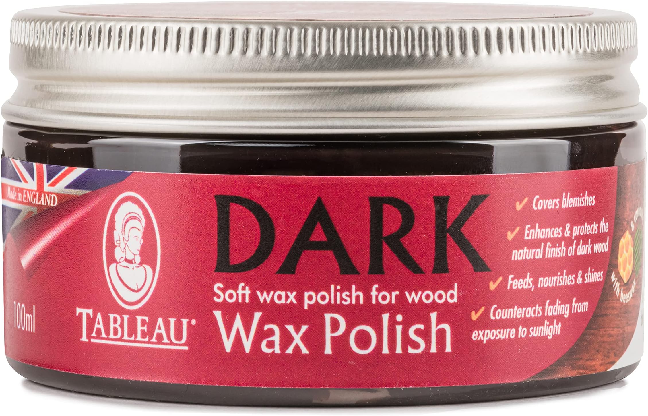 Dark Wax Furniture Polish, 100 ml (Pack of 1)