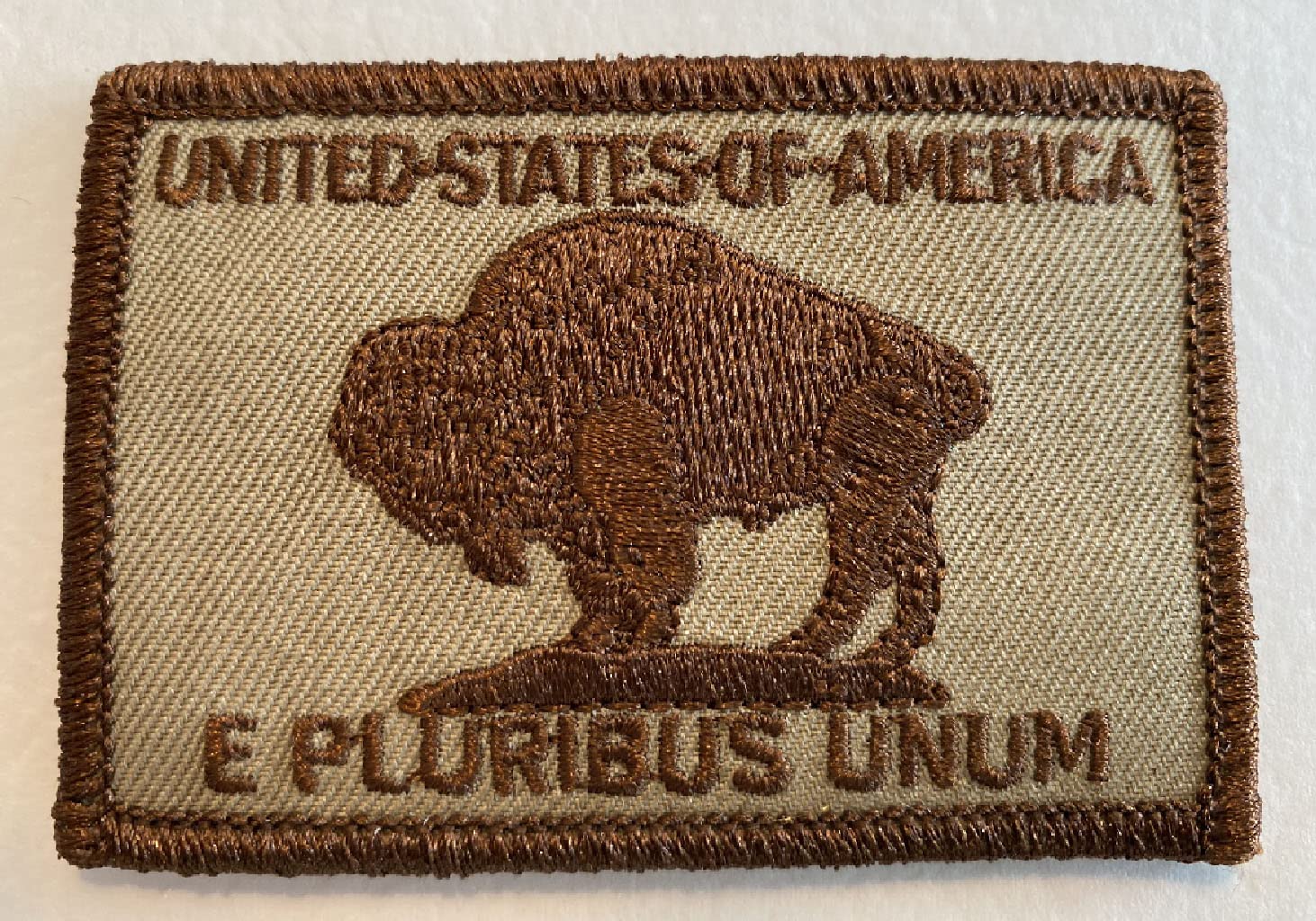 Gadsden and Culpeper Buffalo Nickel Patch - Copper, 1pc, Rectangular, Patriotic, 2