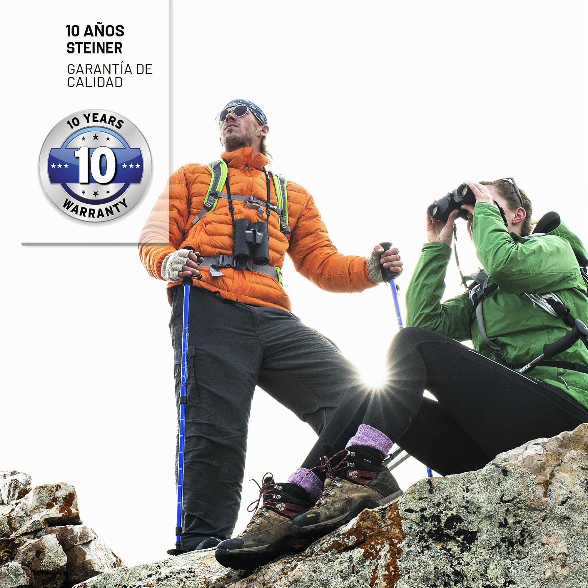 STEINER Prismáticos Safari UltraSharp 10x26 - Óptica de Calidad Alemana, Zoom 10x, Compacto, Ligero, Ideal para Viajes, Senderismo, Deportes y observación de la Naturaleza