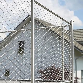 Stainless Steel Rope Net, Garden Rope Net Safety Net Protection Fence Decor Woven Rope Mesh Nets Stair Balcony Decor (Color : 5cm, Size : 1x2m/3.3x6.5ft)