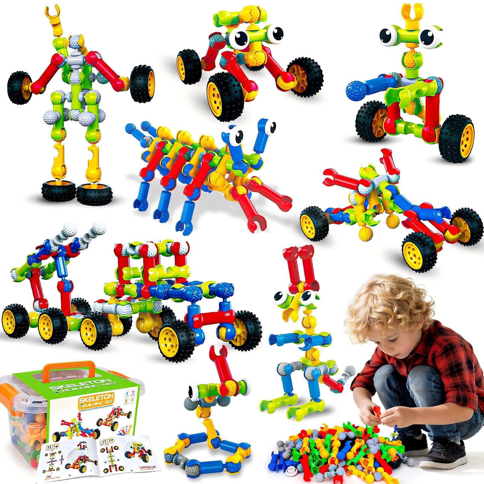 Kids STEM Building Toys for 4 5 6 7 8+ Year Old Boys Gifts