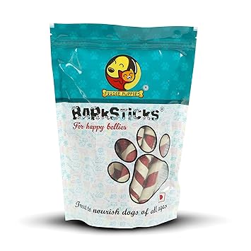 Foodie Puppies Barksticks Dog Chew Beef Munchies Twirl, 450 gm