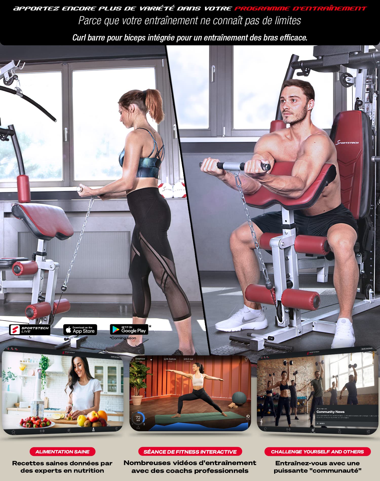 Sportstech - Station De Musculation