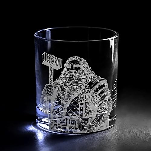 Miniatura 7 de MAPA DE LA TIERRA MEDIA Grabado en vidrio Whiskey Rocks de 10.5oz | Tierra Media Tolkien Magos Elfos Orcos Enanos Mitología de fantasía | Diseños