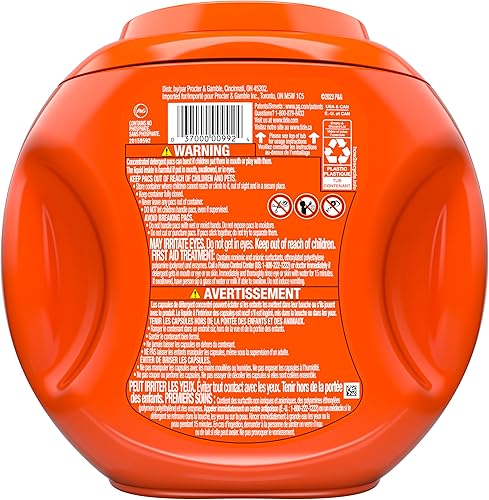 Miniatura 119 de Tide PODS - Cápsulas de detergente líquido para lavandería, compatible con lavadoras de alta eficiencia, 42 unidades, limpieza potente 3 en 1 en un