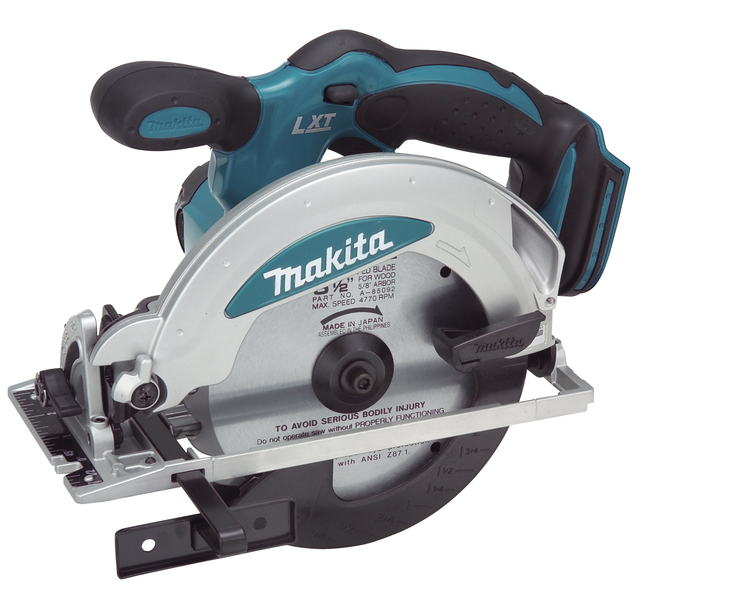 Scie circulaire 18V LXT Ø165 mm (machine seule) en MAKPAC - MAKITA DSS610ZJ