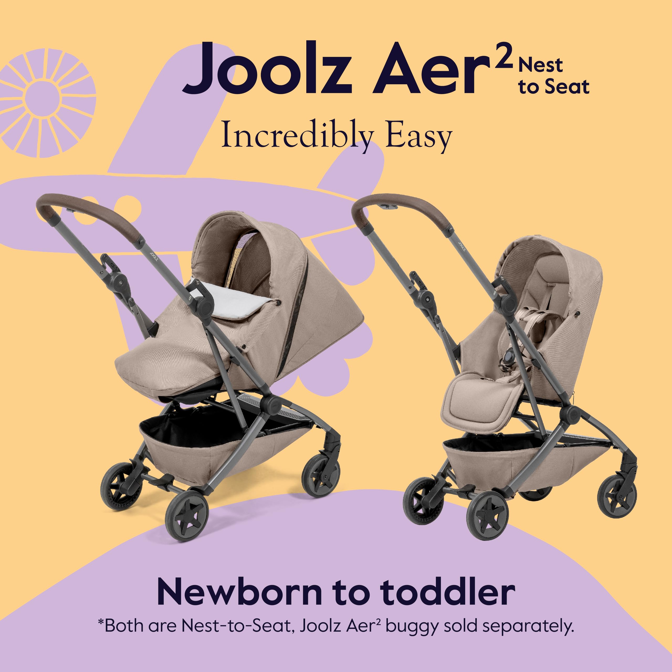Amazon.com : Joolz AER2 Nest-to-Seat Accessory for Newborn-to