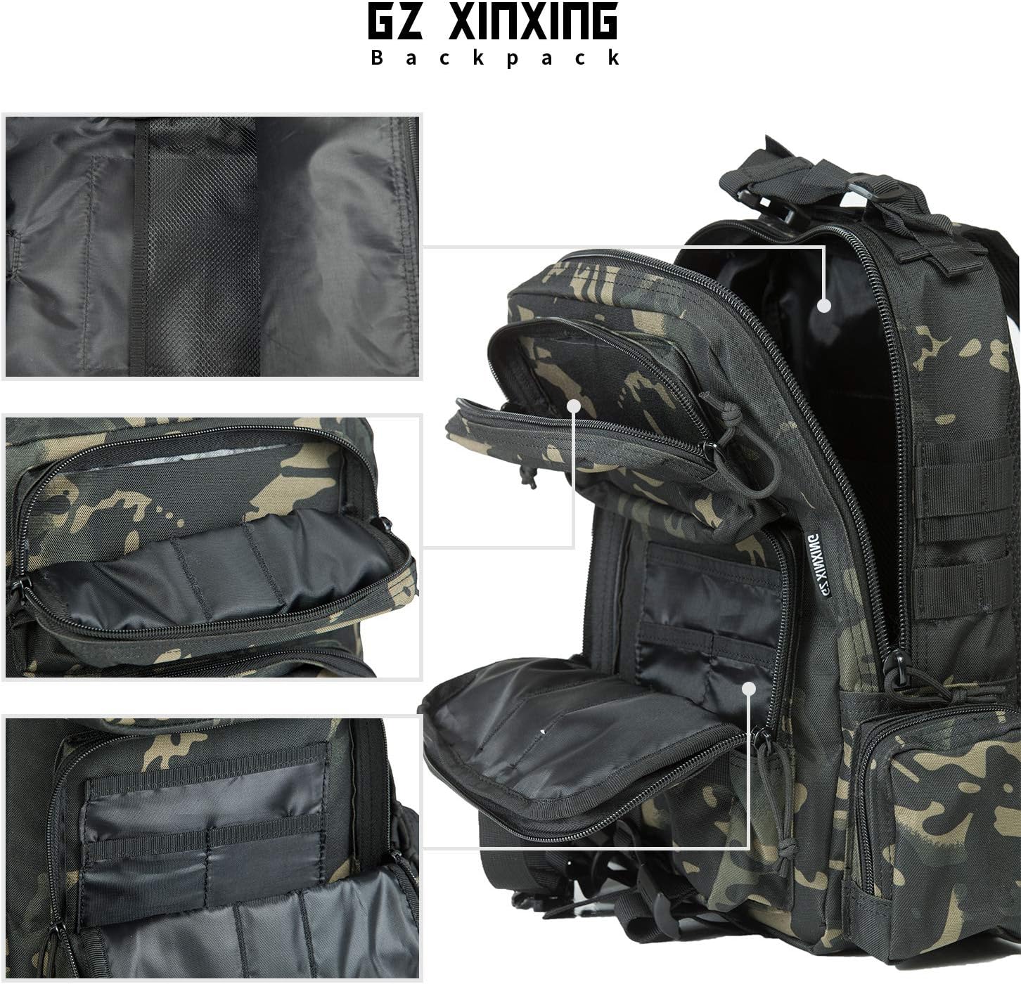 GZ XINXING Gear Tactical Sling Military Shoulder Backpack EDC Assault Range Bags