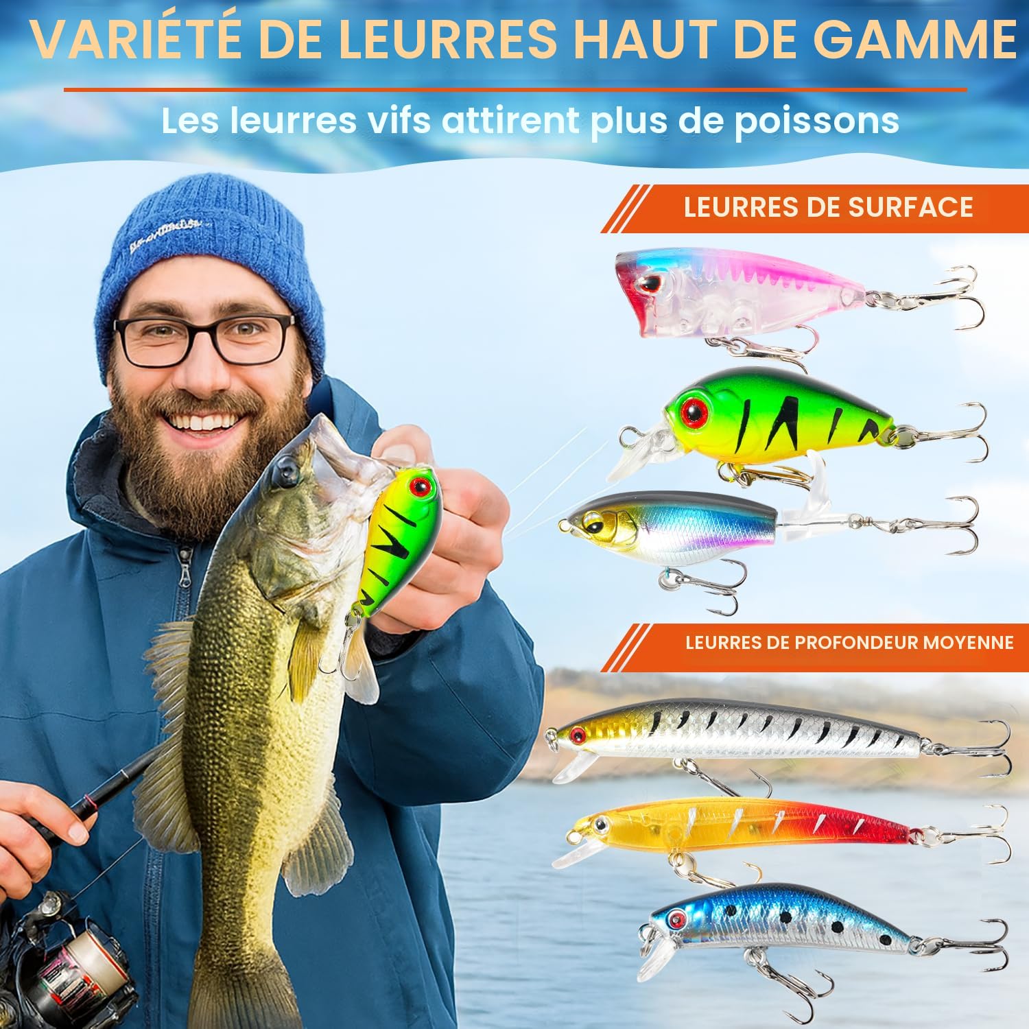 Calendrier De L'Avent Pêche 2025 Pour Hommes, Adultes