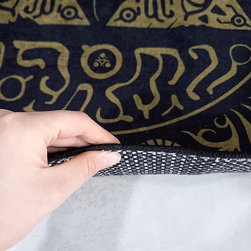 Miniatura 3 de Rugendary Alfombra popular de videojuegos para sala de juegos, alfombra redonda para el suelo, alfombra para silla de juegos, decoración de alfombra