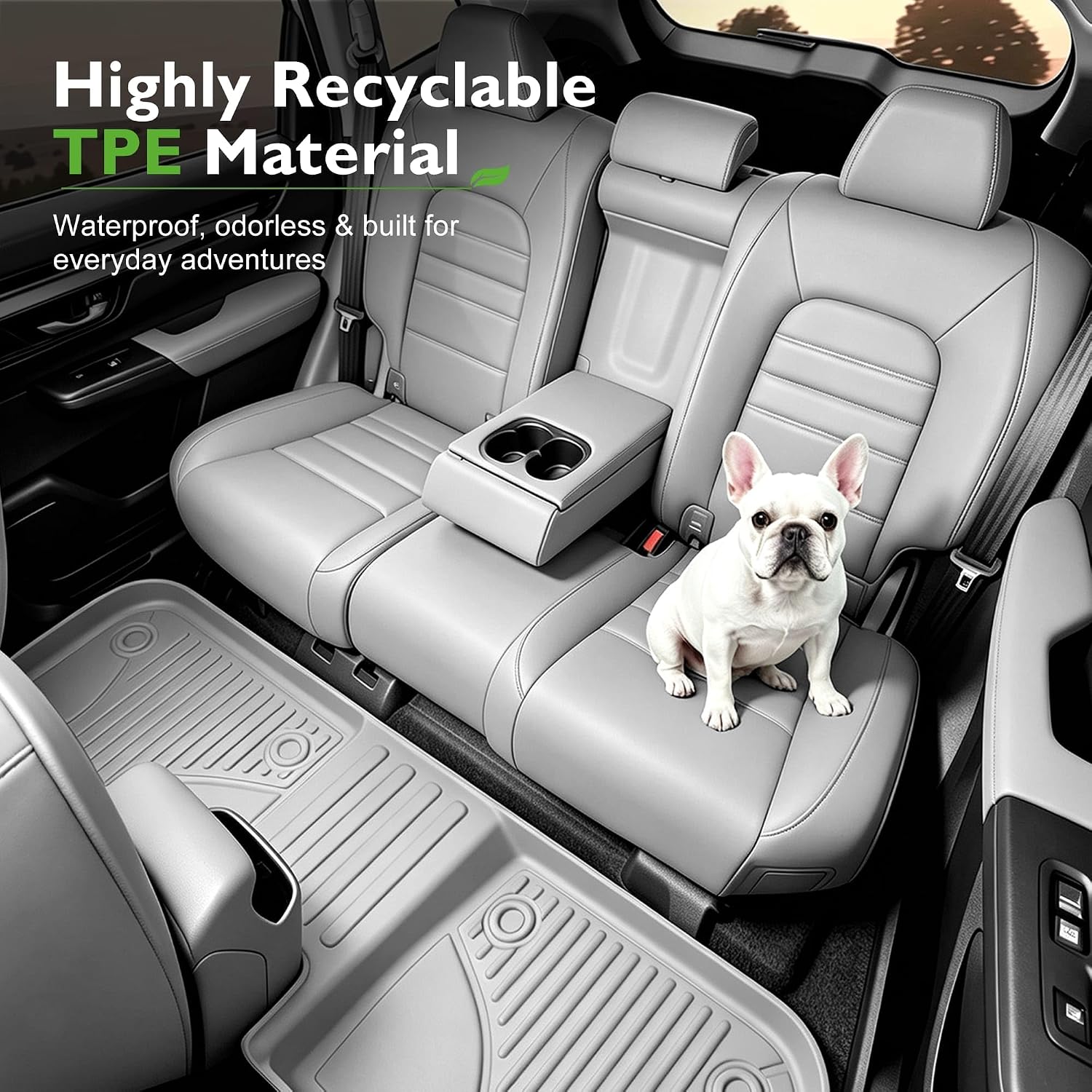AOMSAZTO Gray Floor Mats for Ford Bronco Sport 2021-2026 image 5