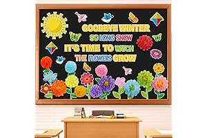 Pasimy Spring Bulletin Board Border Classroom Decor