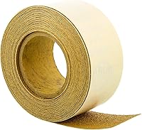 Vista 3 de Dura-Gold Papel de lija Longboard PSA 40 grano dorado premium, rollo de 10 yardas, 2-3/4" de ancho, autoadhesivo con respaldo pegajoso, rollo