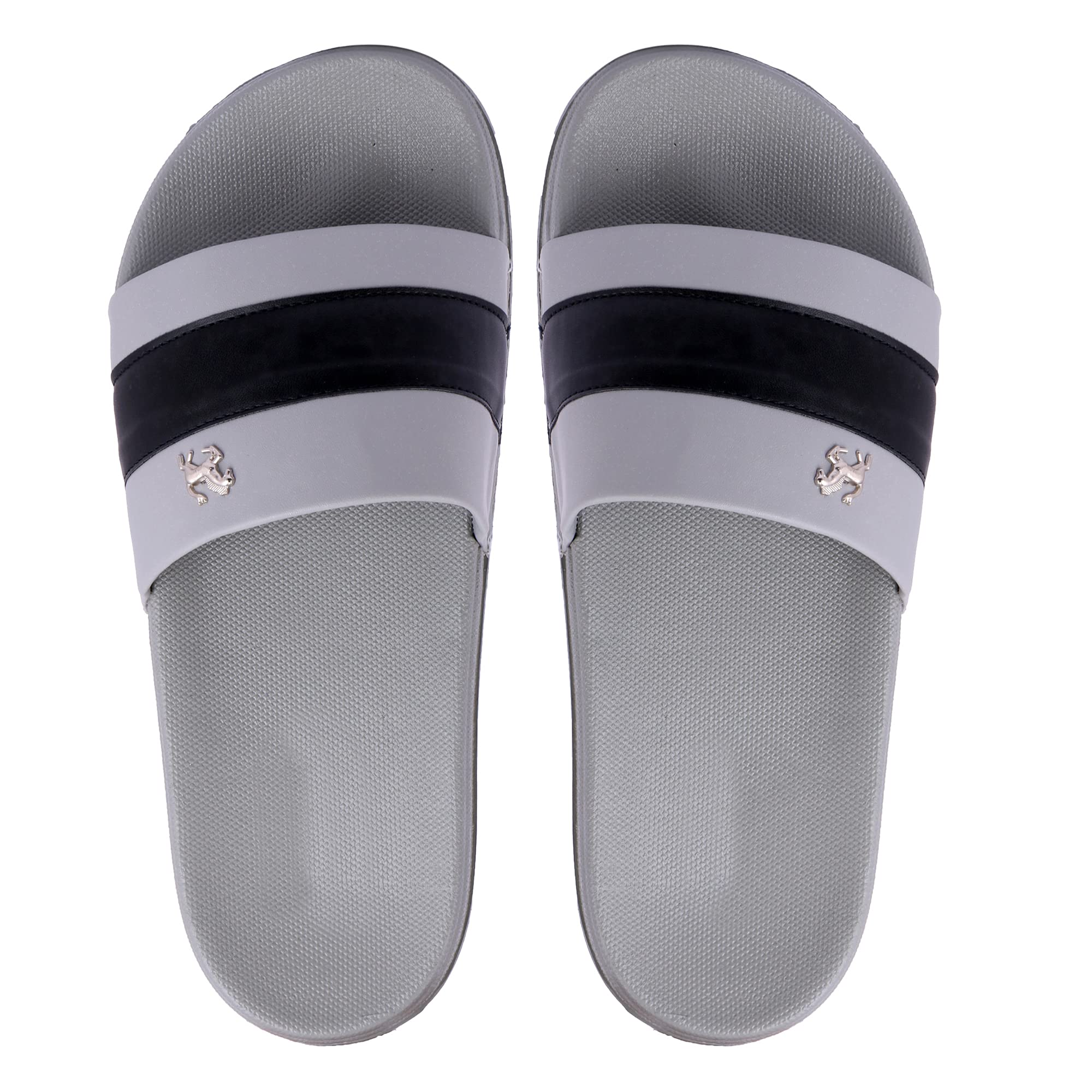 PERY-PAO Mens Stylish Sliders Black, Grey, Sky Blue, White Boys Slippers (B0BMFYMG7K) Amazon Price History, Amazon Price Tracker