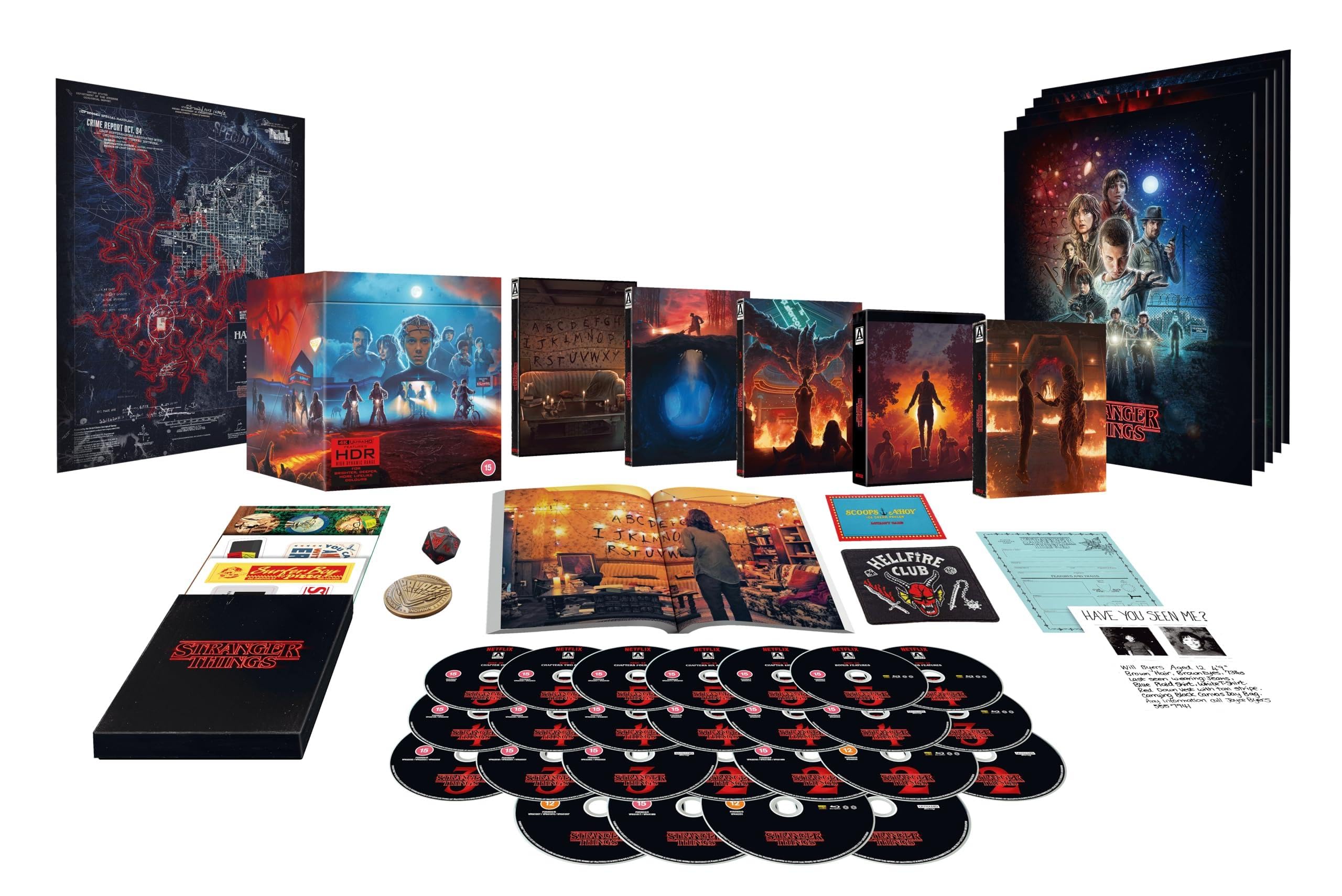 Stranger Things: The Complete Series | Deluxe Edition 4K UHD [Blu-ray] [Region Free]