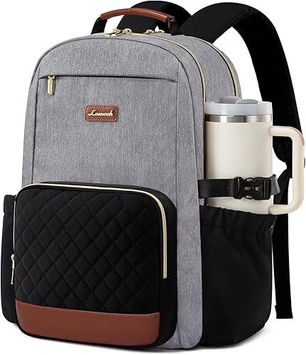 Miniatura 22 de LOVEVOOK Mochila para laptop para mujer, 15,6 pulg.