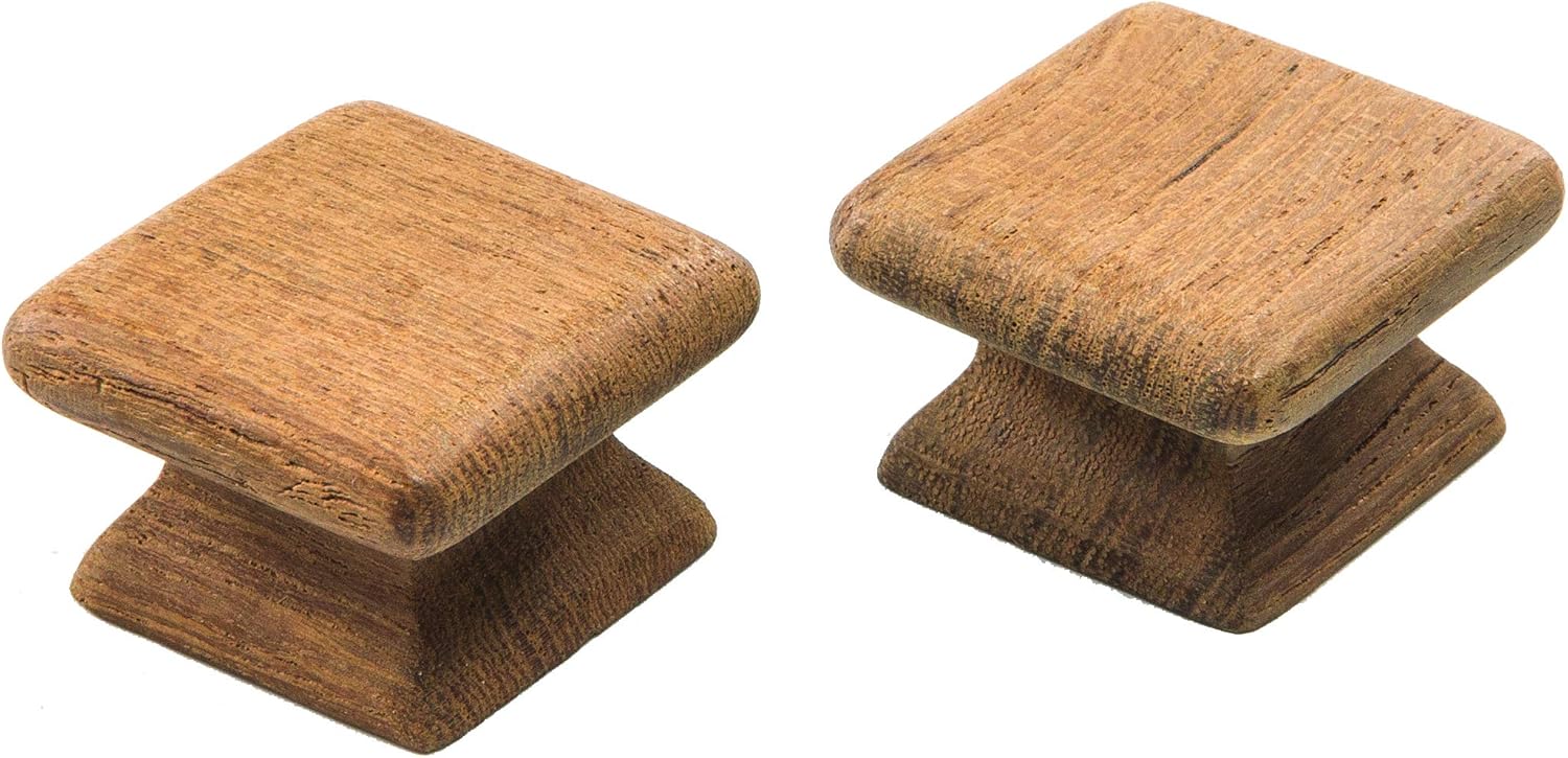 Whitecap 60130-A Square Drawer Knob 1-1/8" - 2-Pack