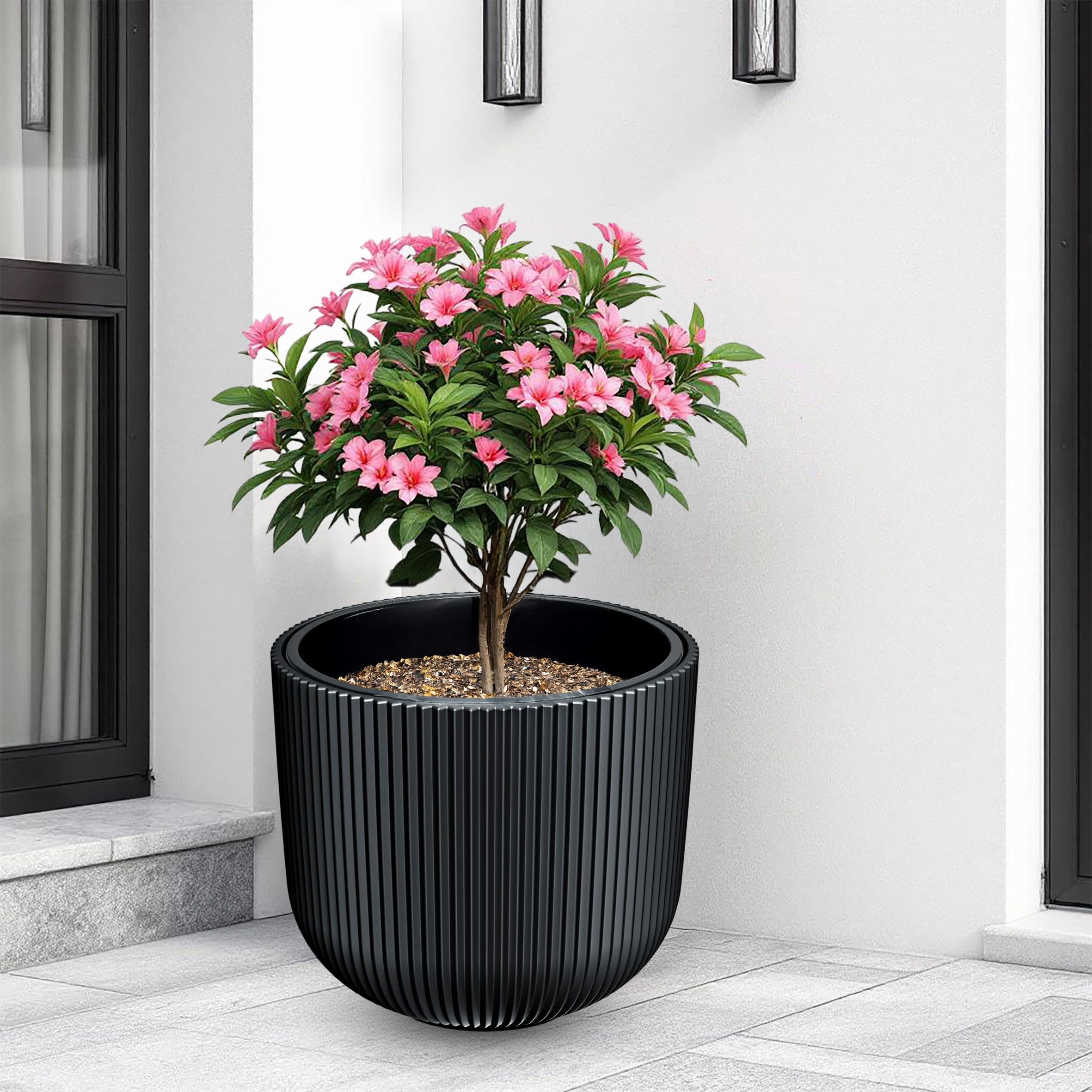 blumenkasten wei 120 cm Blumenkasten / Balkonkasten mit Wasserspeicher ca. 60 cm aus hochwerti  La  Casa