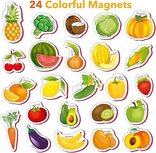 Miniatura 2 de Little World 31 imanes de espuma para nevera para niños pequeños de 1 a 3 años, imanes grandes para niños pequeños, imanes de nevera para niños,