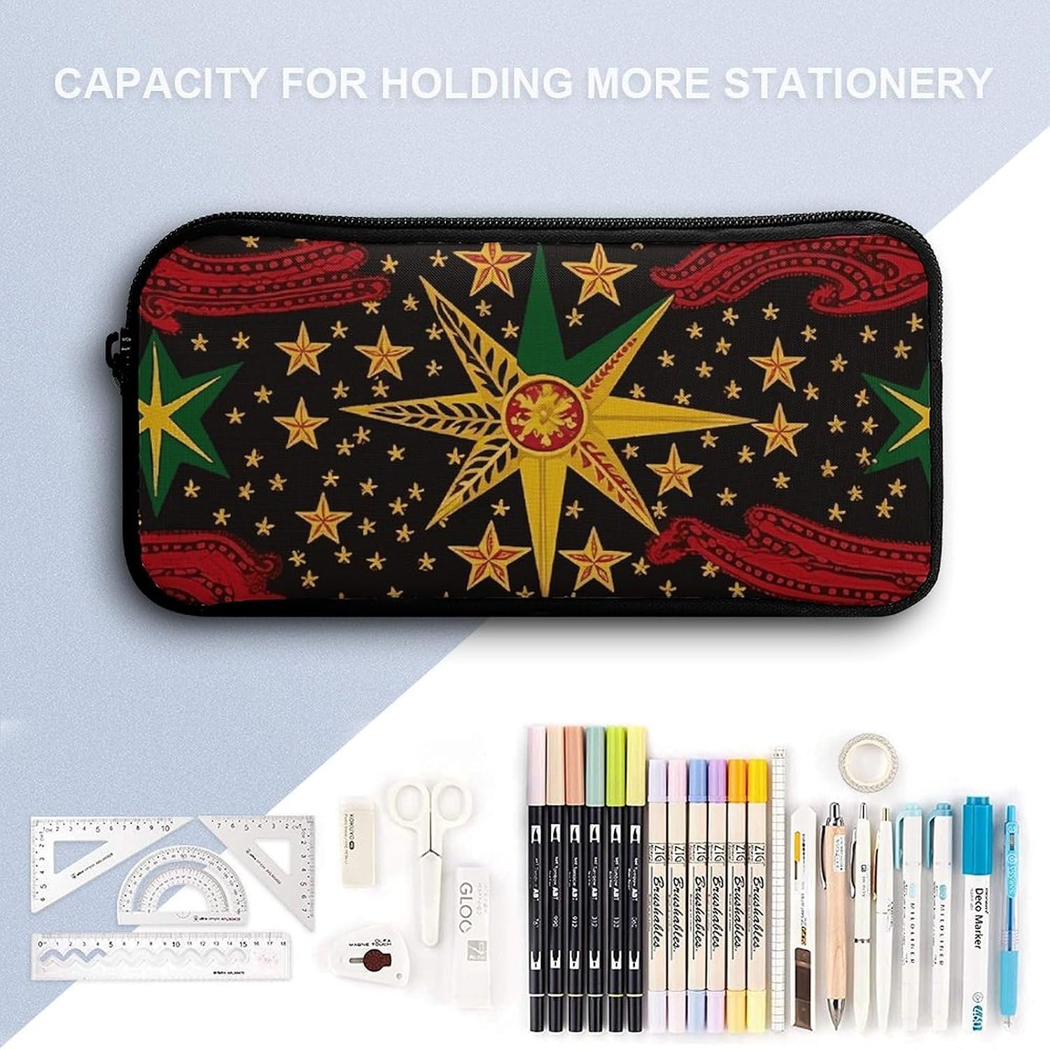 Special Prints Pencil Pouch Soft Large Capacity Pencil Case image 3