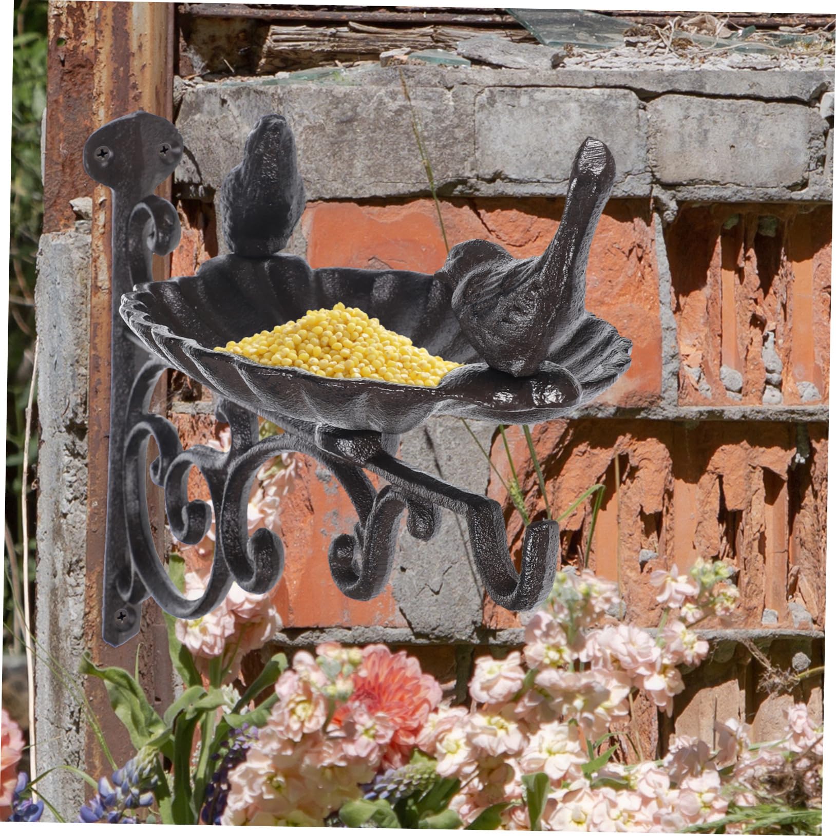 Toyvian Oiseaux Forgé Support Suspendu pour Jardin Accessoire Décoratif Pratique
