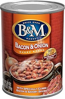 B&M Baked Beans, Bacon & Onion, 28 Ounce