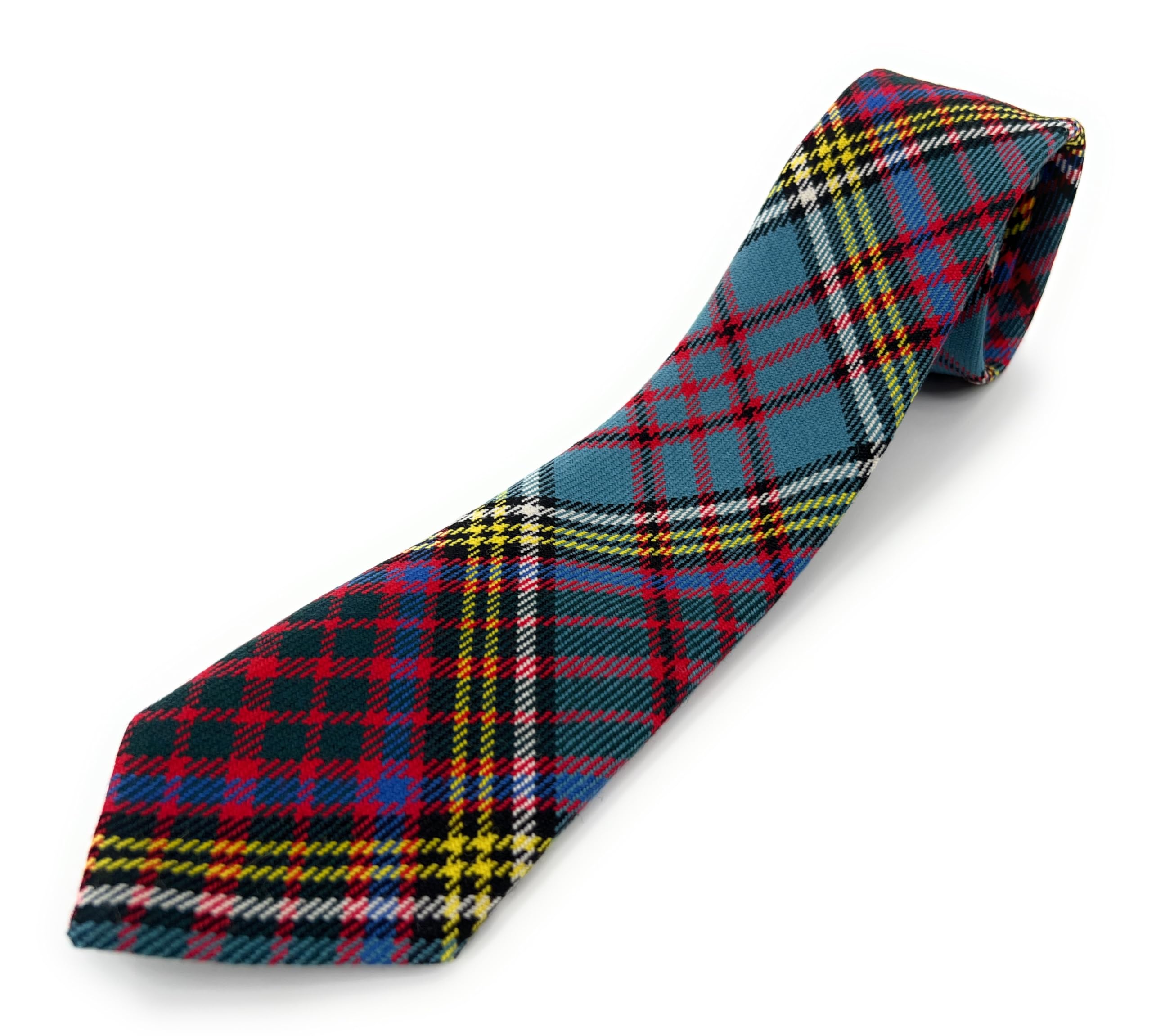 Tartan Tweeds Men's Anderson Tartan Neck Tie New Wool British Made (Anderson)