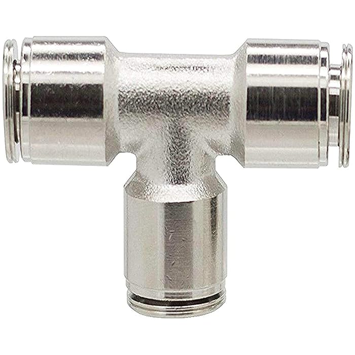 Buy Utah Pneumatic Pack of 2 NickelPlated Brass Push to Connect