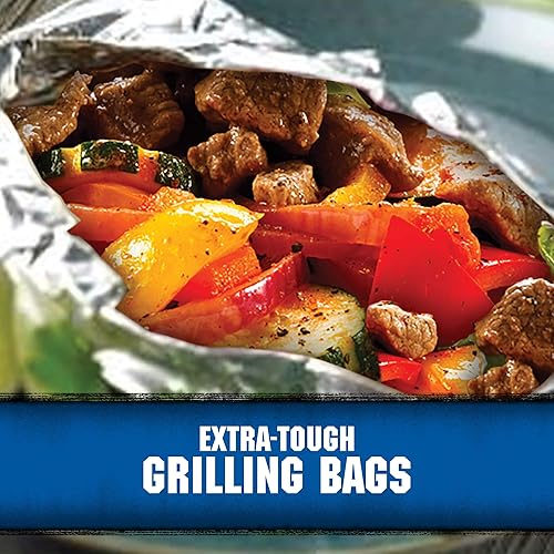 Miniatura 2 de Kingsford Grilling BB0496 - Bolsas resistentes para parrilla, 4 unidades (paquete de 1), color plateado