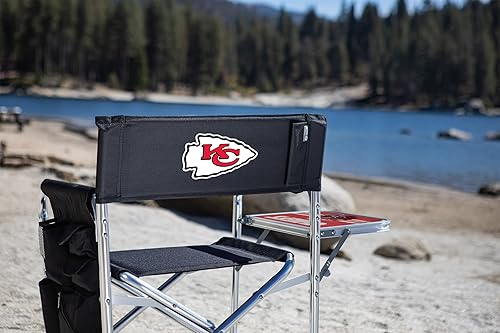 Miniatura 116 de PICNIC TIME NFL Unisex-Adult NFL Sports Chair with Side Table, Beach Chair, Camp Chair for Adults Negro