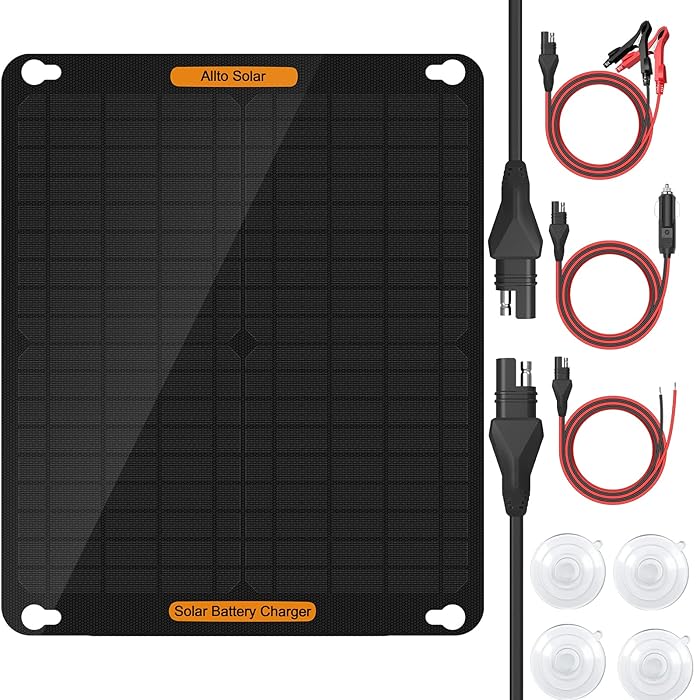 Buy 20W 12V Solar Trickle Charger & Maintainer, 20 Watt 12 Volt Solar