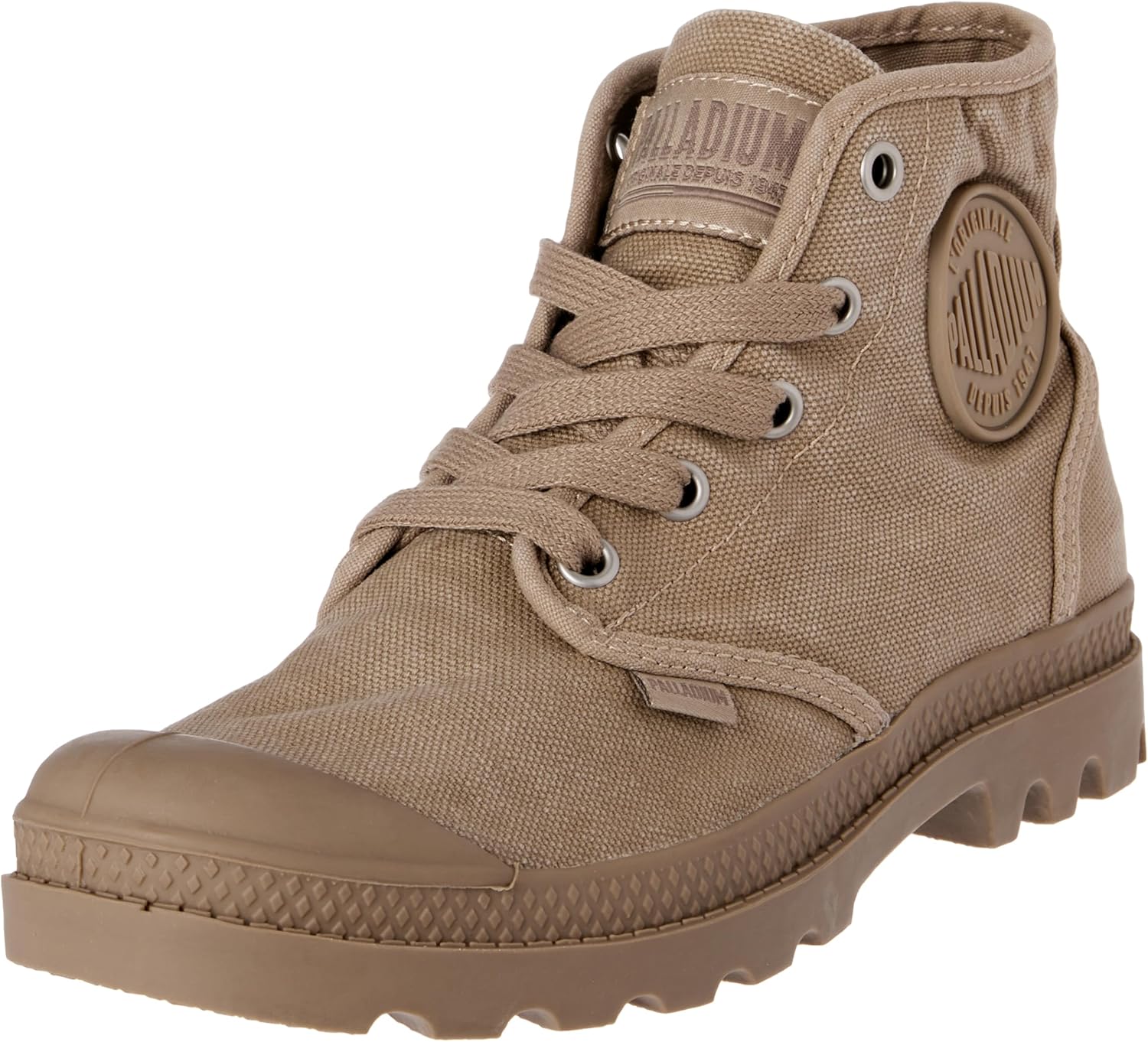 Palladium Men's Pampa Hi Boot, Vegan Canvas Lace Up Boot
