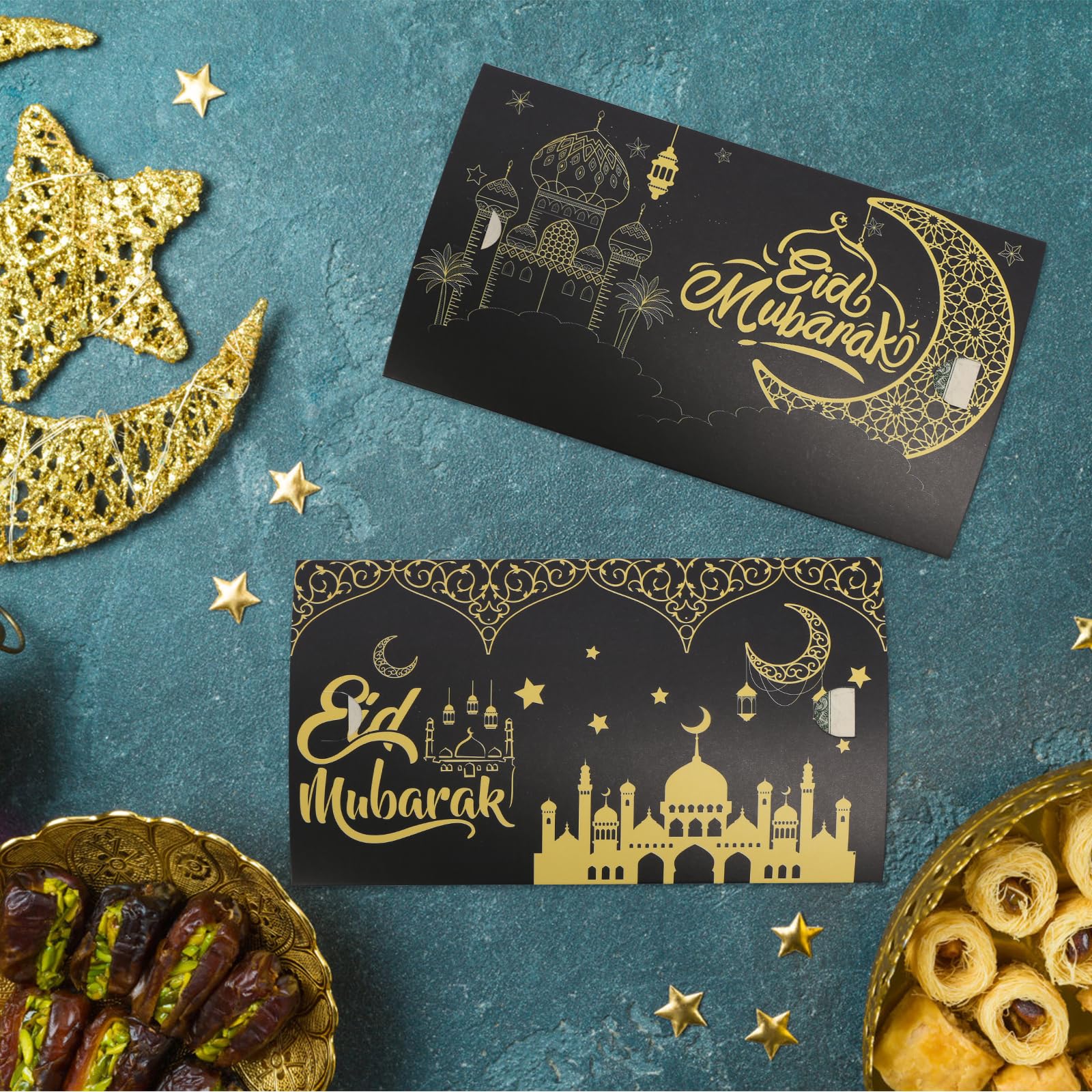 Eid Mubarak Cadeau Enveloppen - 4 stuks